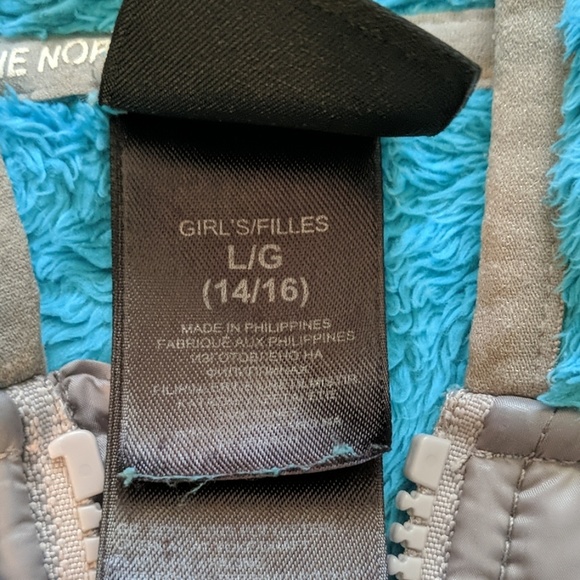 The North Face Girls Hooded Jacket. Sz L. - Picture 3 of 5